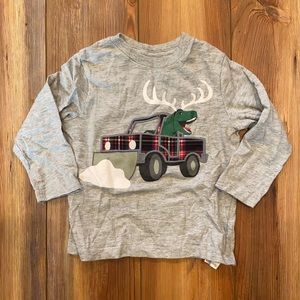 Reindeer T-Rex Baby Gap TShirt 2T